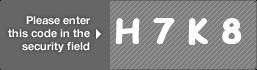 captcha code for visual authentication  letter H number 7 letter K number 8