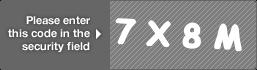 captcha code for visual authentication  number 7 letter X number 8 letter M